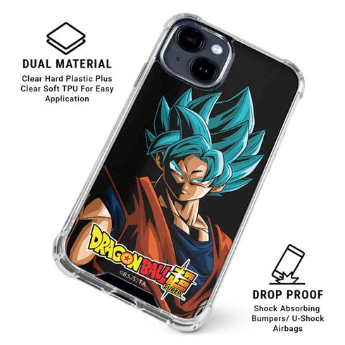 Dragon Ball Super Goku iPhone 14 Clear Case